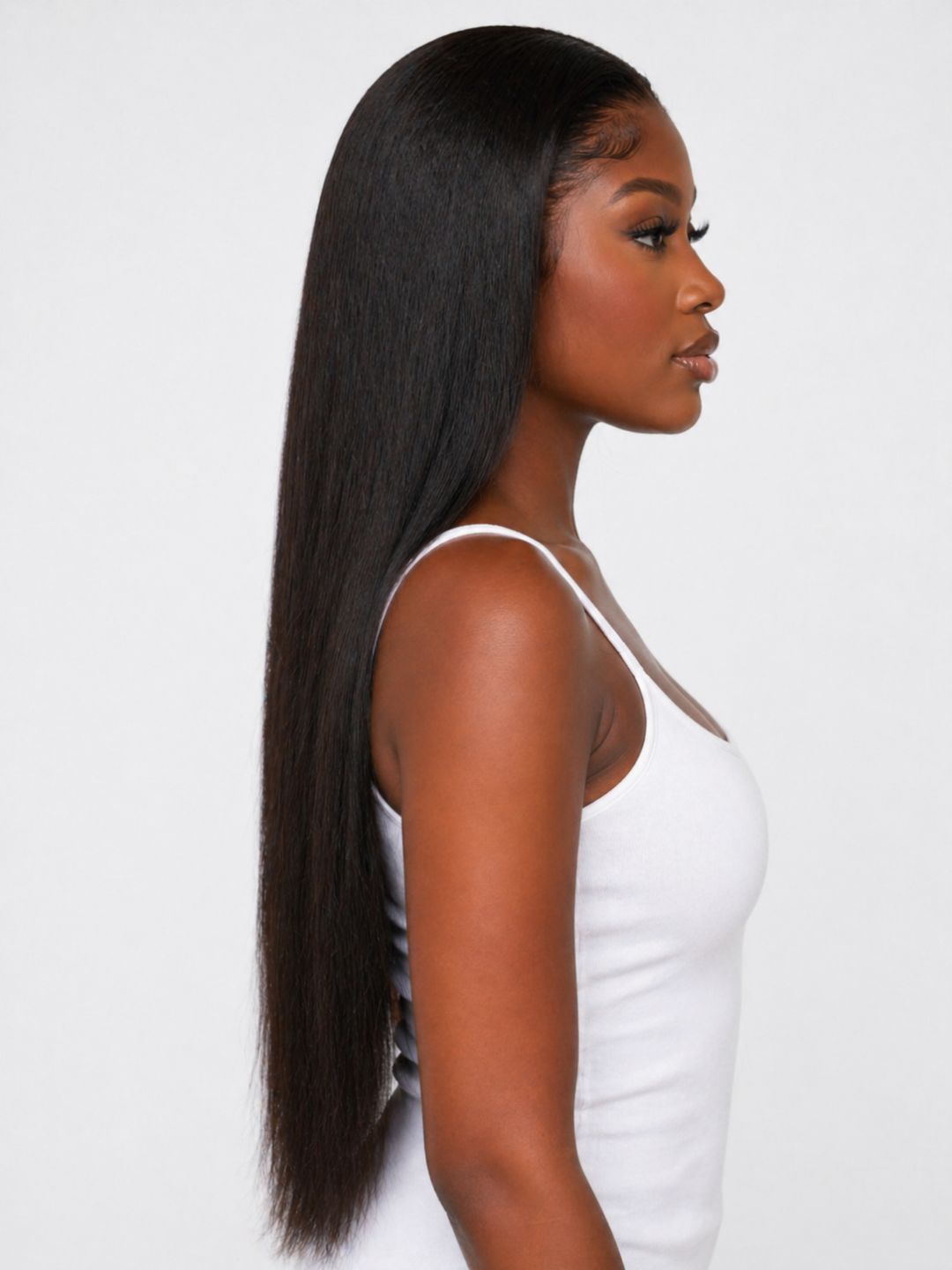 Peluca Lisa 28 Pulgadas HD Lace - Acabado Natural sin Costuras Mujeres Afro