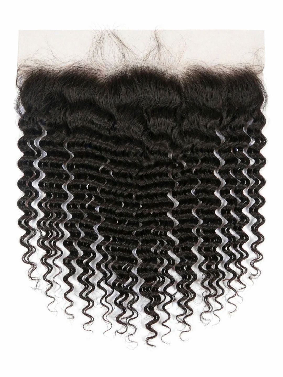 13x6 Deep Wave Frontal, Pre-Plucked, Ear-to-Ear, 150% Density