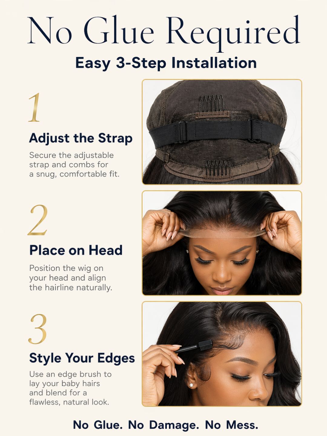 Peluca Cabello Humano Body Wave - HD Lace Premium Espana y Europa