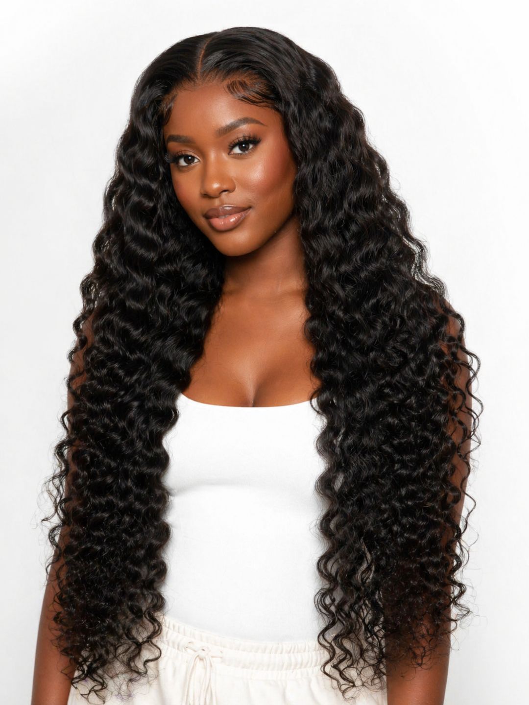 28" Deep Wave Wig with 13x4 HD Lace & 200%+ Density